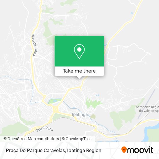 Praça Do Parque Caravelas map