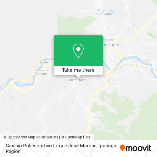 Ginásio Poliesportivo Iorque José Martins map