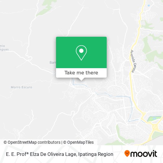E. E. Profª Elza De Oliveira Lage map