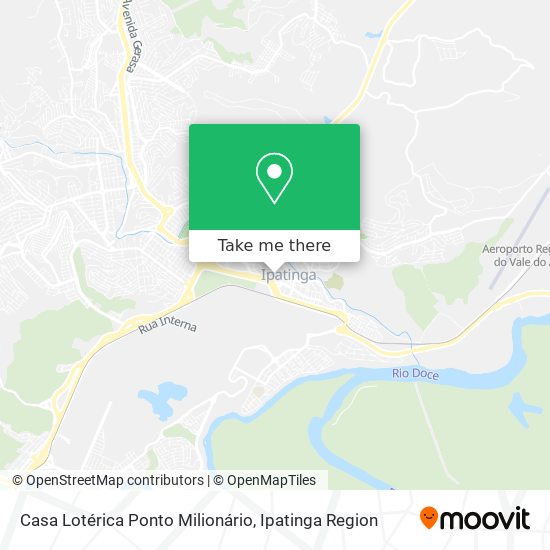 Casa Lotérica Ponto Milionário map