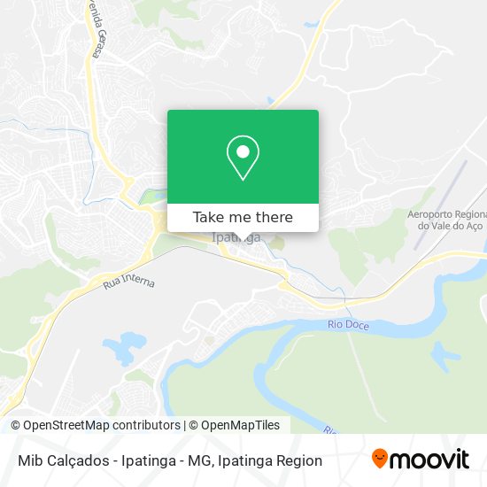 Mib Calçados - Ipatinga - MG map