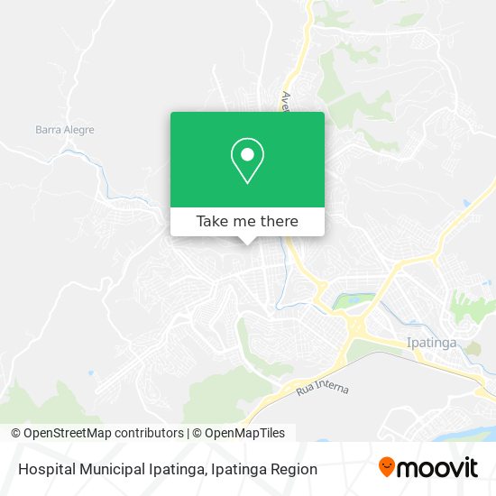 Hospital Municipal Ipatinga map