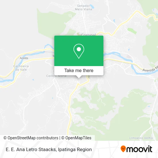 E. E. Ana Letro Staacks map
