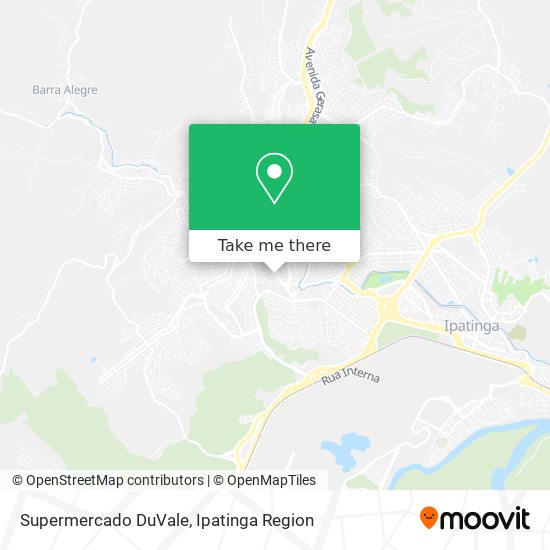 Supermercado DuVale map