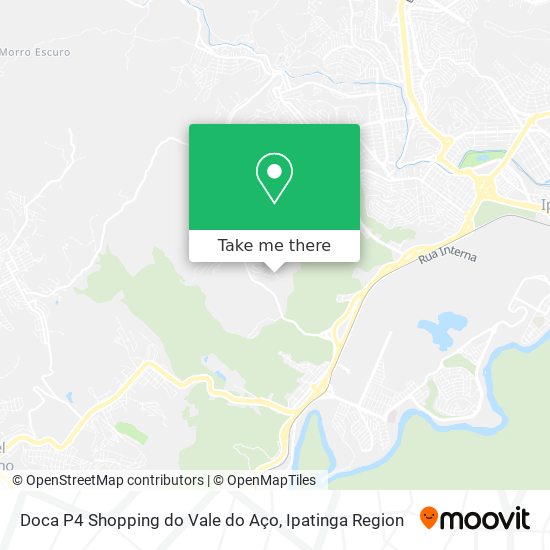 Doca P4 Shopping do Vale do Aço map