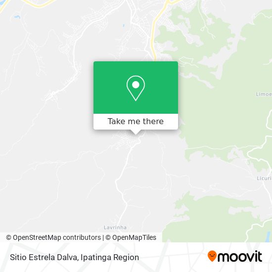 Sitio Estrela Dalva map