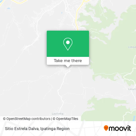 Sitio Estrela Dalva map