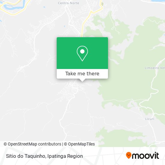 Sítio do Taquinho map