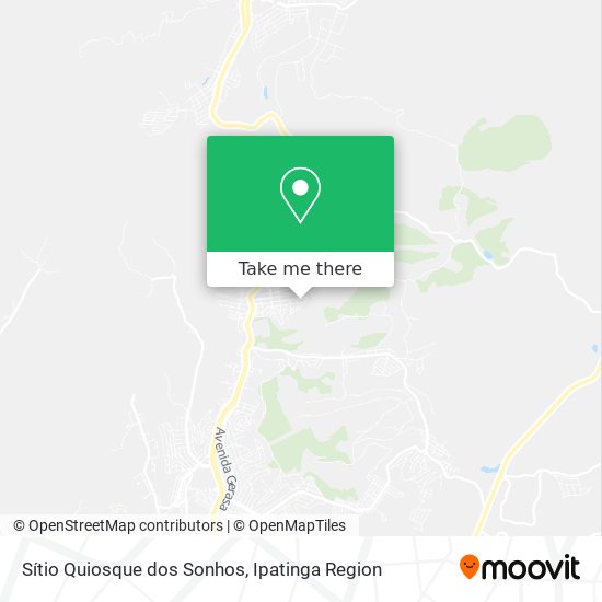 Sítio Quiosque dos Sonhos map