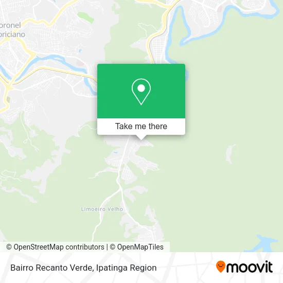 Bairro Recanto Verde map