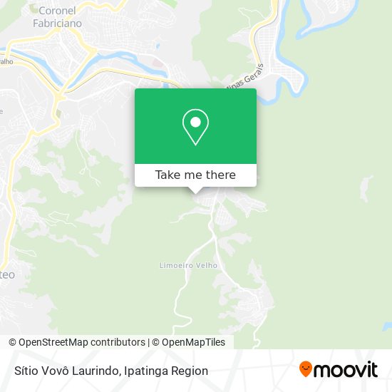 Sítio Vovô Laurindo map