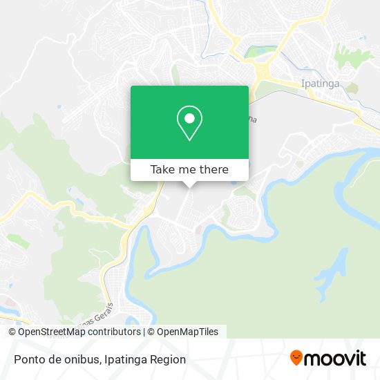 Ponto de onibus map