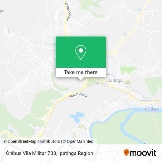 Ônibus Vila Militar 700 map