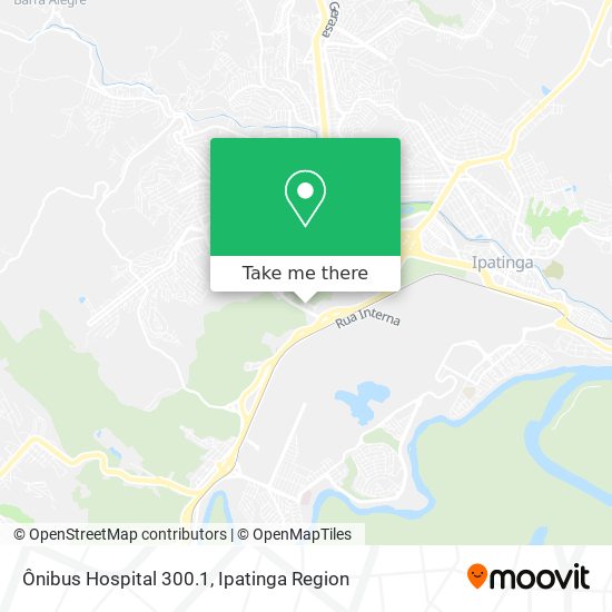 Ônibus Hospital 300.1 map