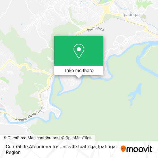 Central de Atendimento- Unileste Ipatinga map