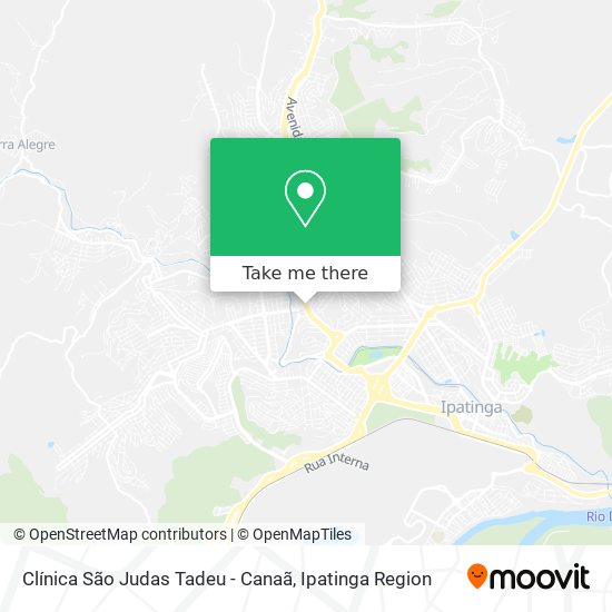 Clínica São Judas Tadeu - Canaã map
