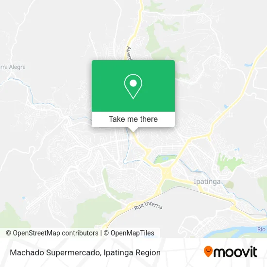 Machado Supermercado map