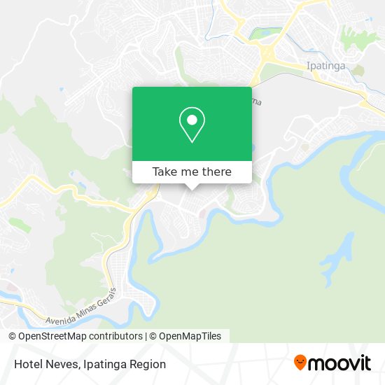 Hotel Neves map