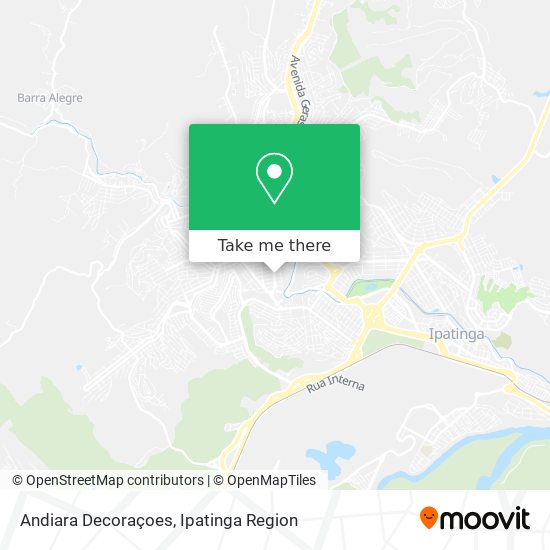 Andiara Decoraçoes map