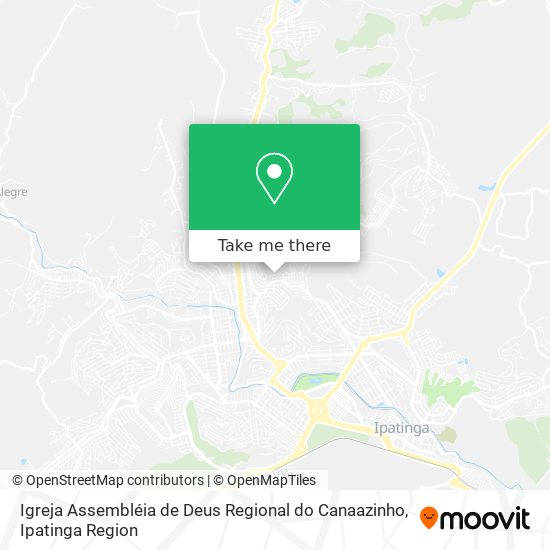 Igreja Assembléia de Deus Regional do Canaazinho map