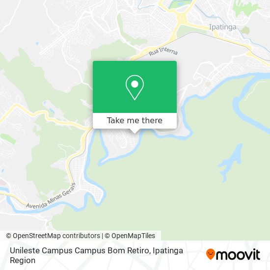 Mapa Unileste Campus Campus Bom Retiro