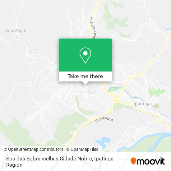 Spa das Sobrancelhas Cidade Nobre map