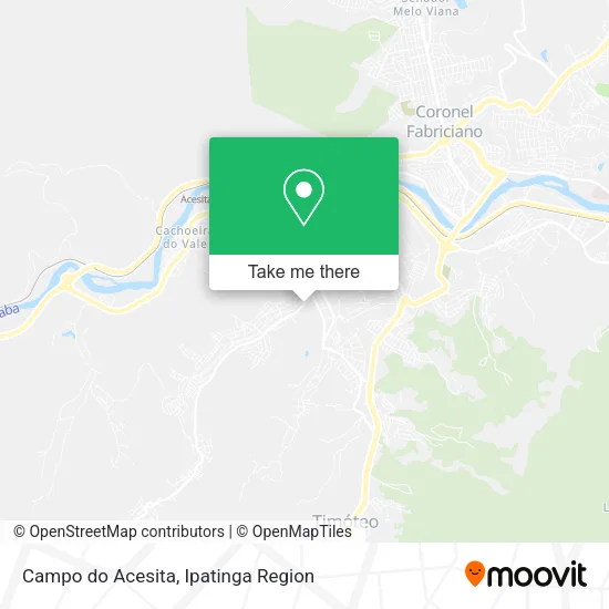 Campo do Acesita map
