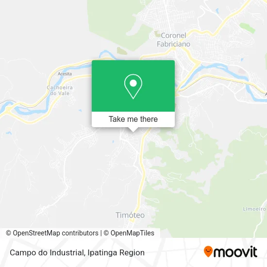 Campo do Industrial map