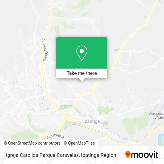 Igreja Catolica Parque Caravelas map