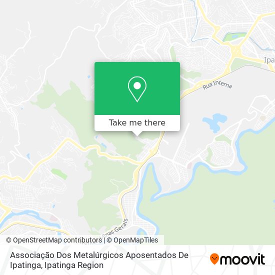 Associação Dos Metalúrgicos Aposentados De Ipatinga map