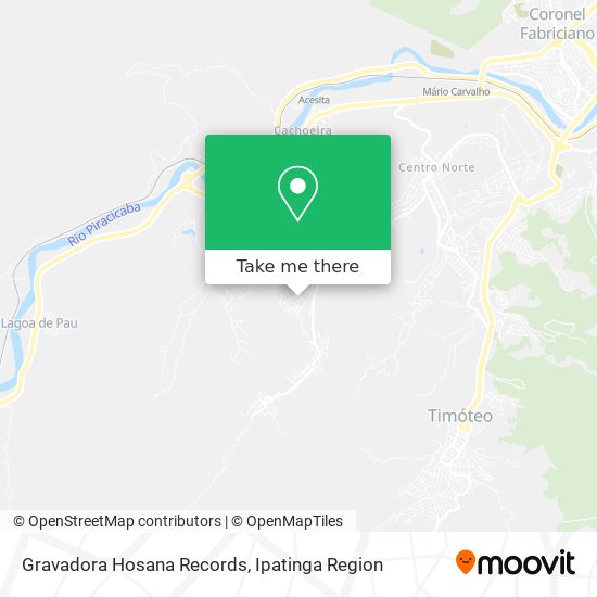 Gravadora Hosana Records map