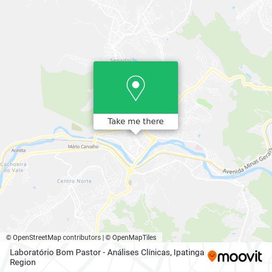 Laboratório Bom Pastor - Análises Clínicas map