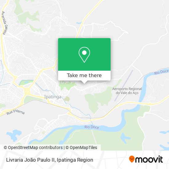 Livraria João Paulo II map