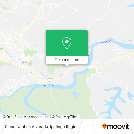 Clube Nautico Alvorada map