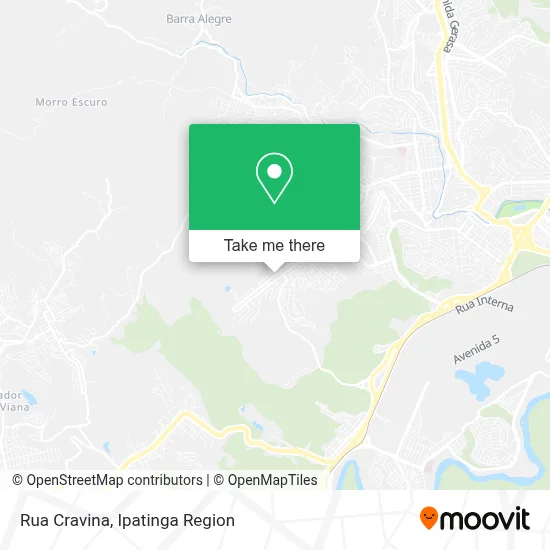 Rua Cravina map