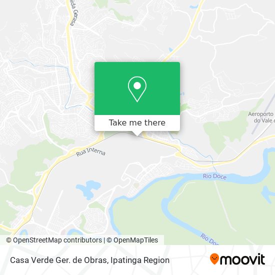 Casa Verde Ger. de Obras map
