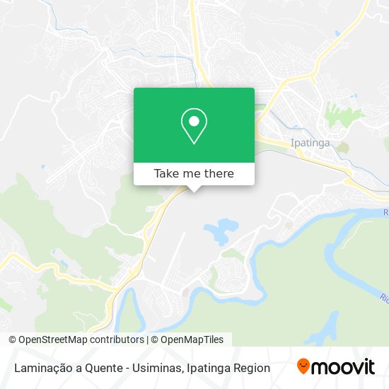 Laminação a Quente - Usiminas map