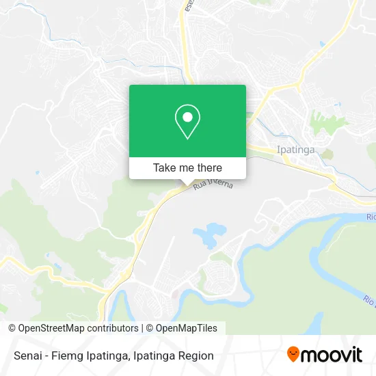 Senai - Fiemg Ipatinga map