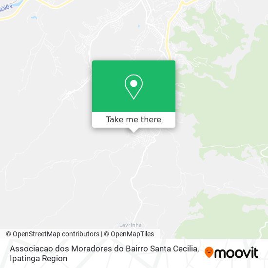 Associacao dos Moradores do Bairro Santa Cecilia map