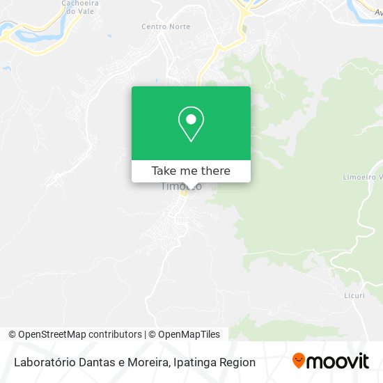 Mapa Laboratório Dantas e Moreira