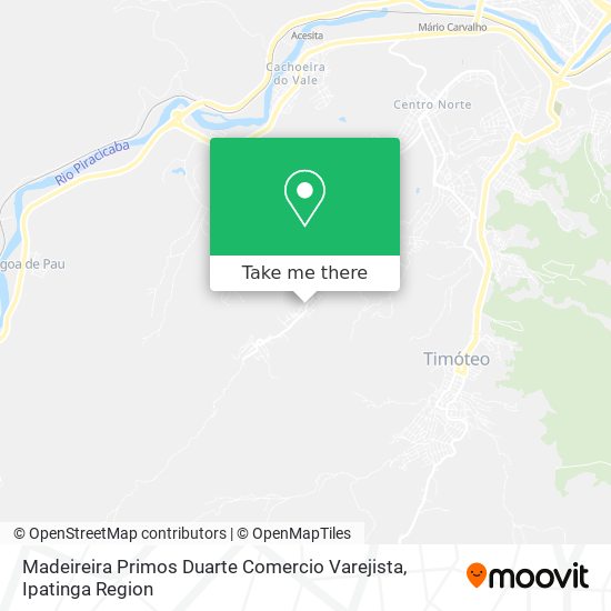 Madeireira Primos Duarte Comercio Varejista map