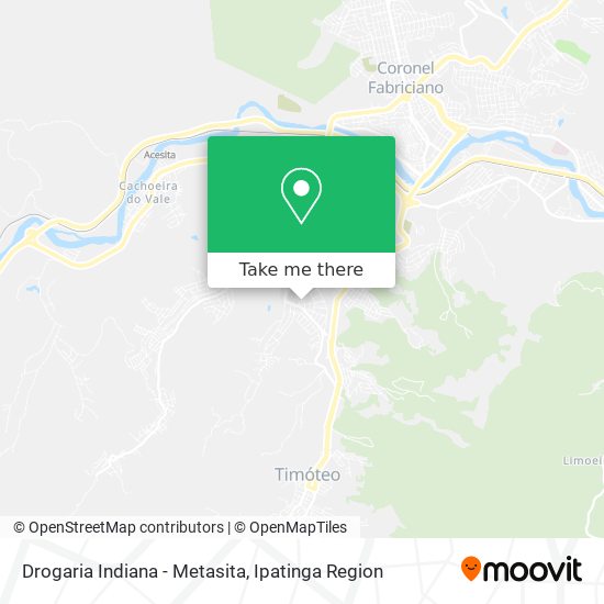 Drogaria Indiana - Metasita map