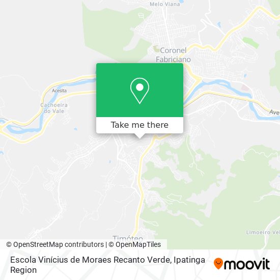 Escola Vinícius de Moraes Recanto Verde map