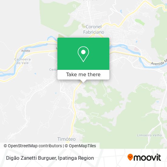 Digão Zanetti Burguer map