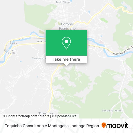 Mapa Toquinho Consultoria e Montagens