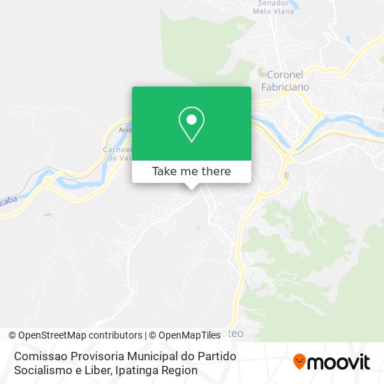 Comissao Provisoria Municipal do Partido Socialismo e Liber map