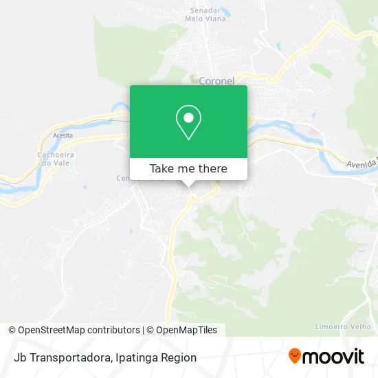 Jb Transportadora map