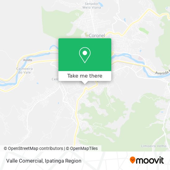 Valle Comercial map