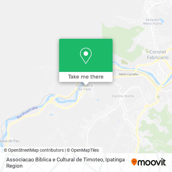 Associacao Biblica e Cultural de Timoteo map