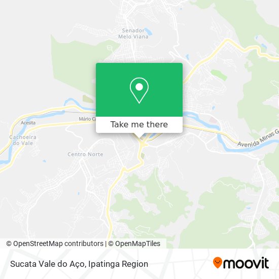 Sucata Vale do Aço map